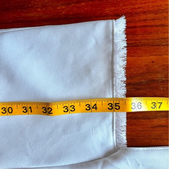 Cinq a Sept Bethel Ruffle Mini Dress Ivory size 12 - Picture 15 of 16